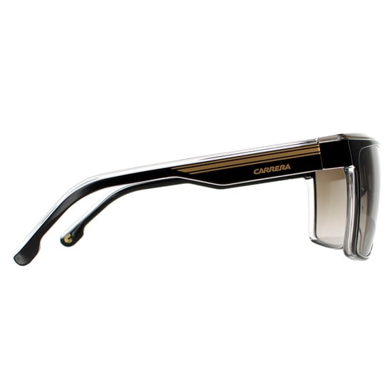 Carrera Shield Unisex Sonnenbrille Schwarz Gold Braun Gradient - Image 4