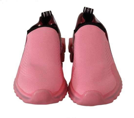 Dolce & Gabbana Damen Pink Slip-On Freizeit Low-Top Sorrento Sneakers Schuhe - Image 6