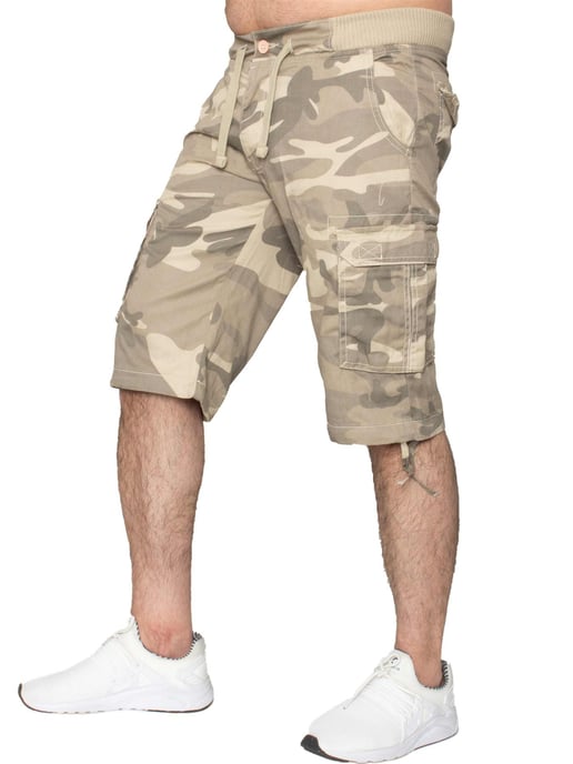 Enzo | Herren Cargo Combat Camo Shorts - Image 4