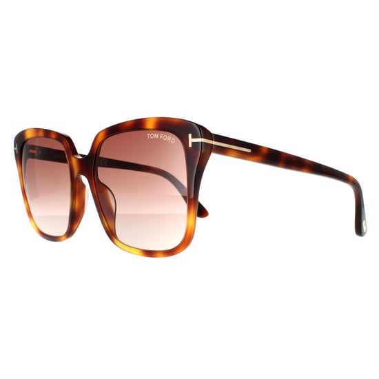 Tom Ford Rectangle Womens Blonde Havanna Brown Gradient Sonnenbrille - Image 2