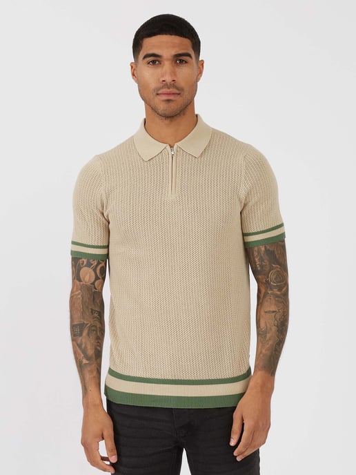 Luke 1977 Juggernaut Knit Polo Brown