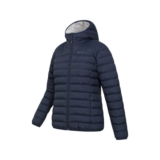 Mountain Warehouse Damen/Damen Kunstfell gefütterte wattierte Jacke (Navy) - Image 3