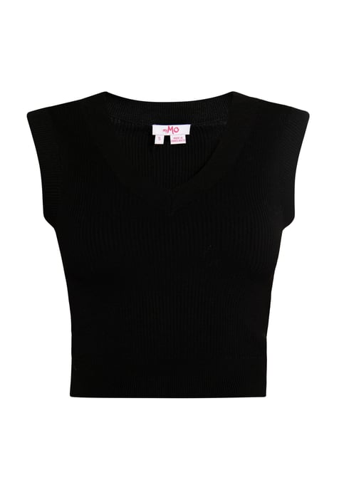 Mymo strickpullunder Damen schwarz - Image 1