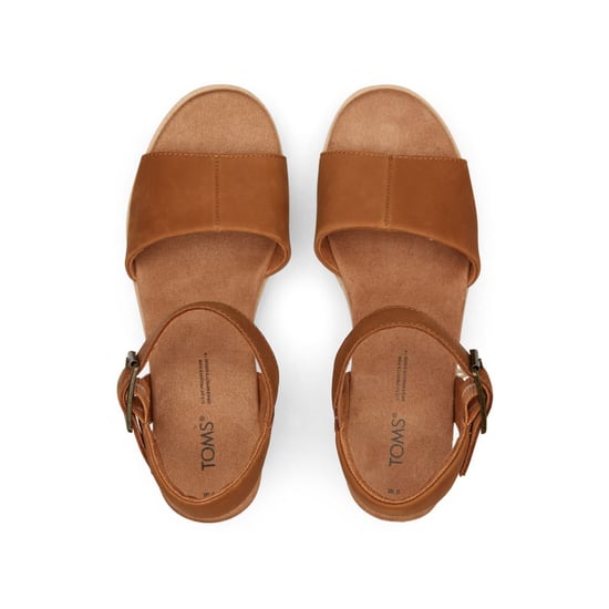 TOMS Diana Leder Damen Tan Keile - Image 4