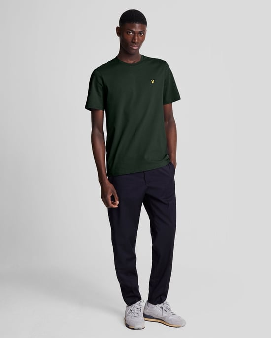 Schlichtes T-Shirt für Herren in Grün - Image 2