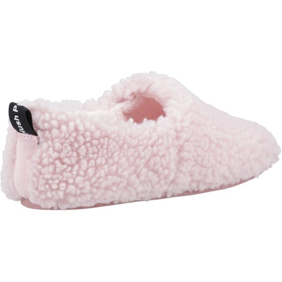 Hush Puppies Emily Kunstfell Damen Blush Hausschuhe - Image 2