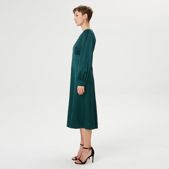 Angepasstes und ausgestelltes fließendes Blusenkleid - Image 5