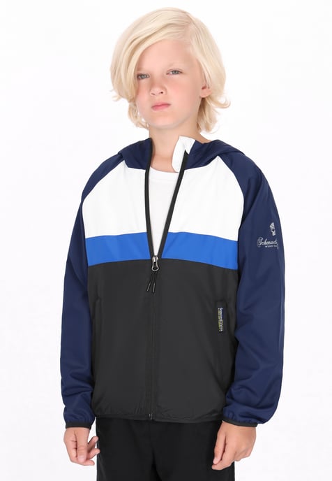Schmuddelwedda Anorak Jungen (Kids) Marine Colorblock - Image 3