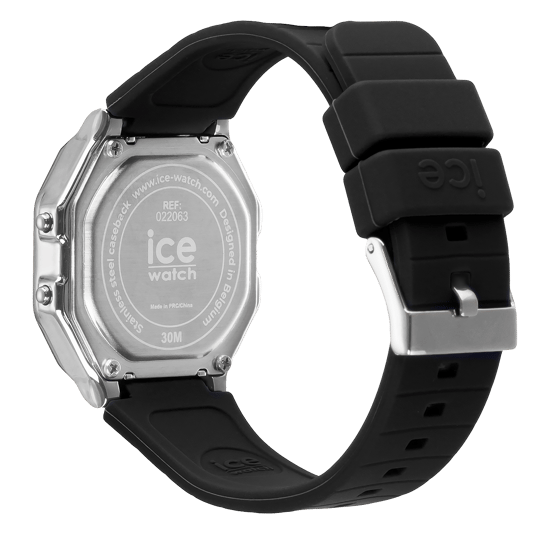 Ice Watch Ice Digit Retro - Black Silver Schwarz Damen Armbanduhr 022063 - S - Image 3