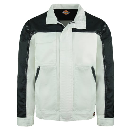Dickies Zwei -Ton -Herren weiß/grau Alltagsjacke - Image 1