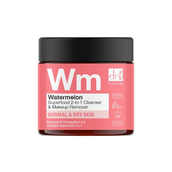 Dr Botanicals Wassermelone Superfood 2-in-1 Reinigungsmittel & Make-up-Entferner 60ml - Image 1
