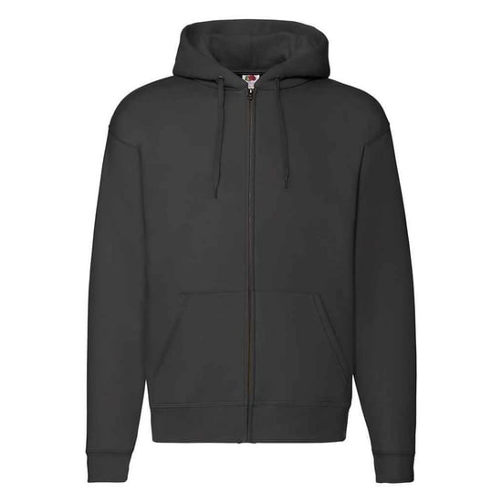 Fruit of the Loom Unisex Adult Premium Full Zip Hoodie (Schwarz) - Image 1