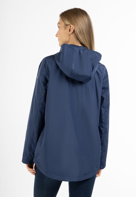 Schmuddelwedda Regenjacke - recyceltes Material Damen Marine - Image 4