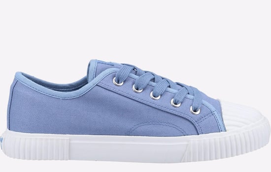 Hush Puppies Brooke Stoff Damen Sneaker In Blau - Image 1