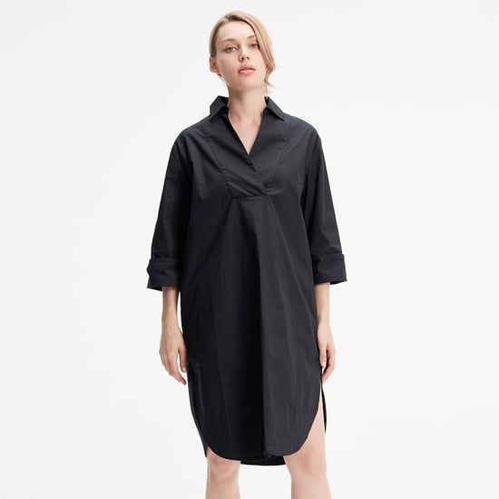 Minimalistisches Hemdkleid aus Baumwolle - Image 1