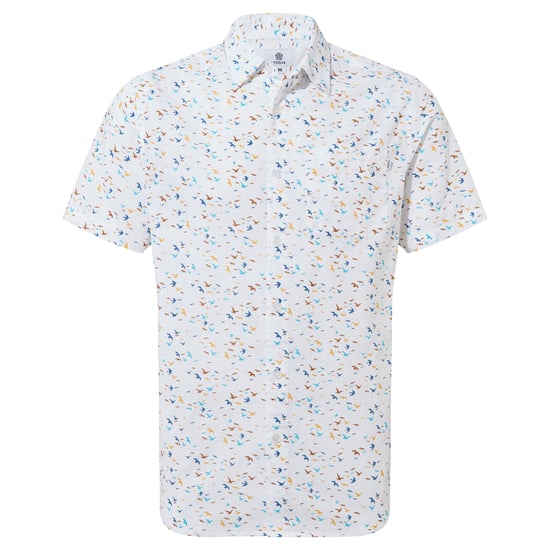 Conrad Mens Short Sleeve Shirt Optic White