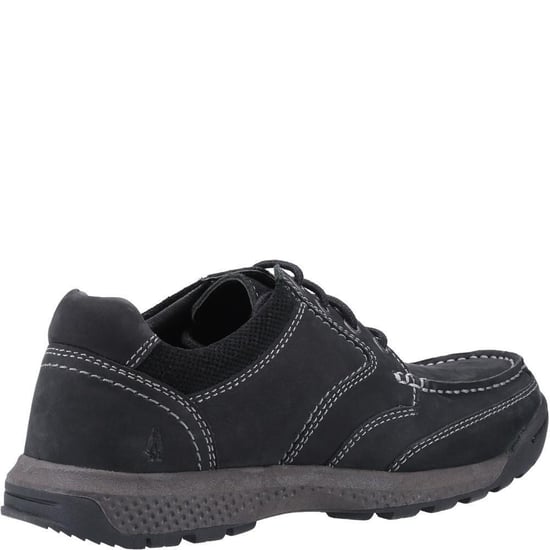 Hush Puppies Mens Dominic Suede Shoes (Black)