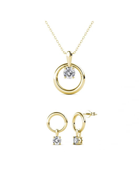 Octavia Set - Gold und Kristall - Image 1