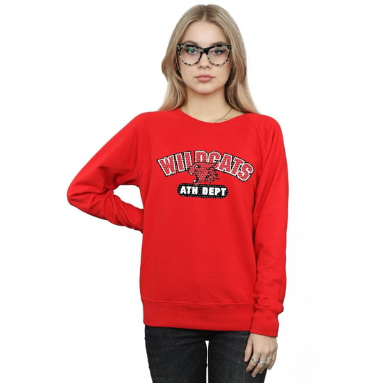 Disney Womens/Ladies High School Musical The Musical Wildcats Athletic Sweatshirt (Red)