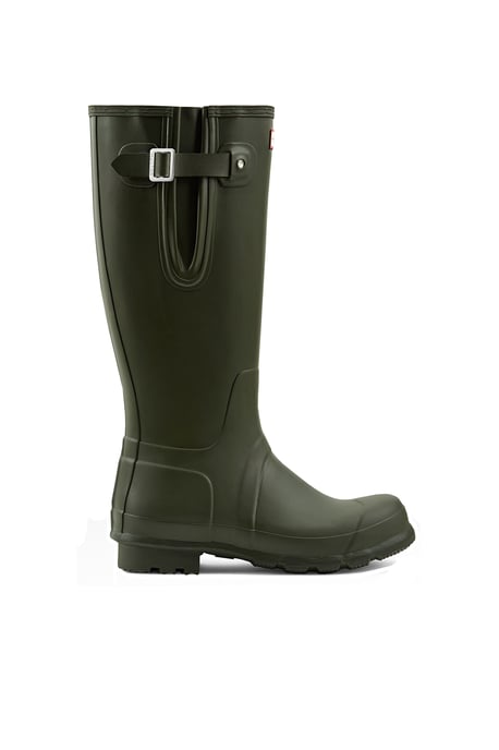 Hunter Mens Original Seite einstellbar Boot dunkel oliv - Image 1