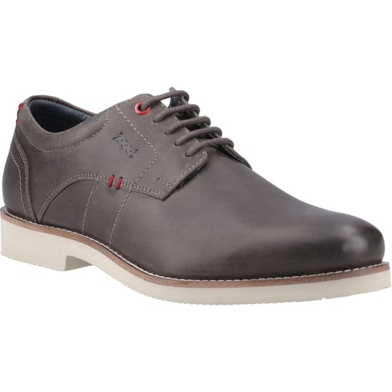 Pod Hampton Leder Herren Schnürschuhe Grau - Image 1
