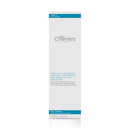 skinChemists Collagen & Hyaluronsäure Tägliche Pflegespülung mit Arganöl & Shea Butter 250ml - Image 2