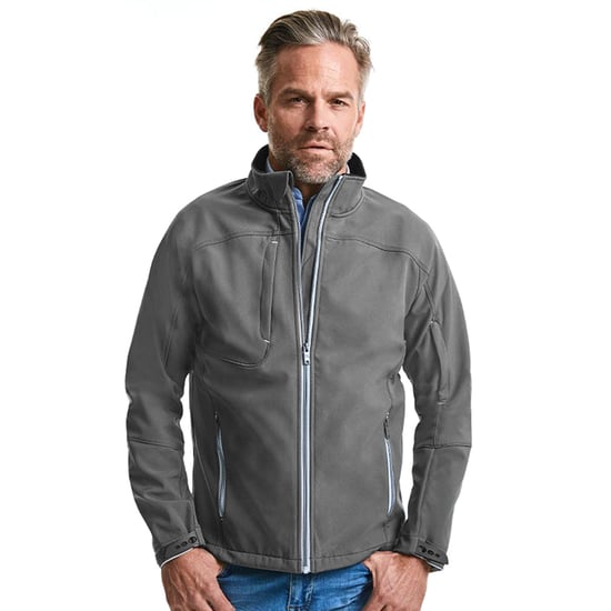 Russell Herren Bionic Softshell Jacke (Eisen Grau) - Image 2
