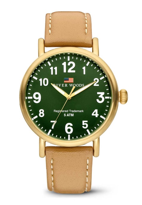River Woods Sacramento Braun Herren Armbanduhr RW420022 - Image 1