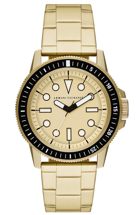 Armani Exchange Leonardo Gold Herren Armbanduhr AX1854 - Image 1