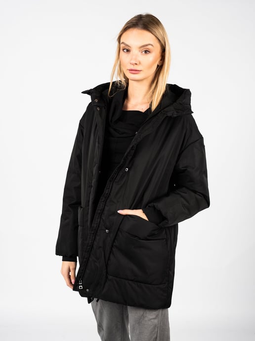 Geox Jacke Diodana Damen schwarz - Image 3