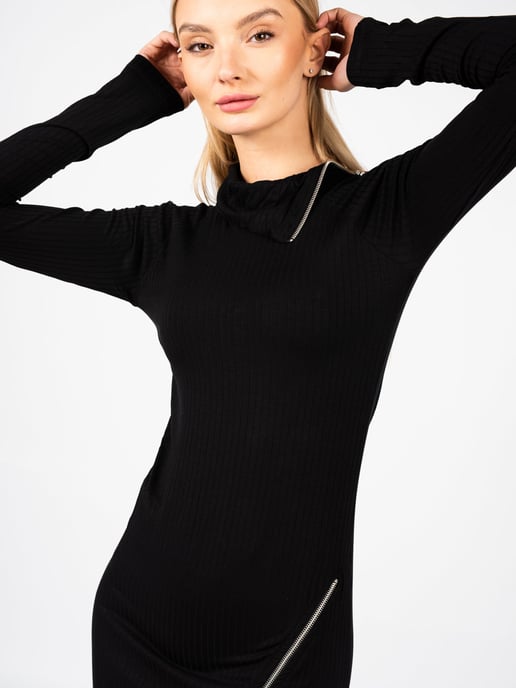 La Haine Inside Us Kleid LW591 Damen schwarz - Image 3