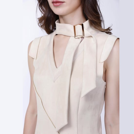 Kleid aus Stretch-Wildleder - Image 3
