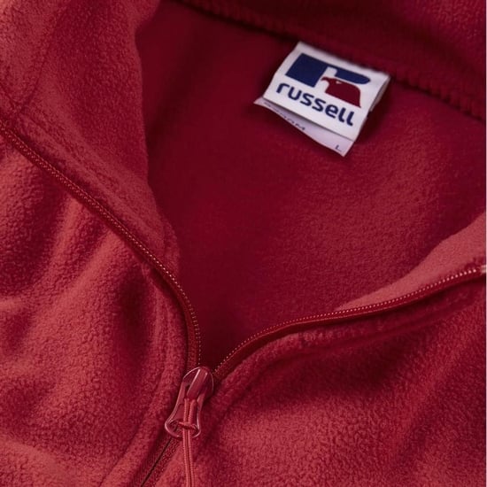 Russell Herren Outdoor-Fleecejacke (Rot) - Image 3