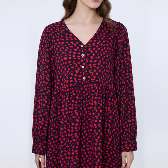Lockeres Hemd-Kleid im Retro-Stil - Image 5