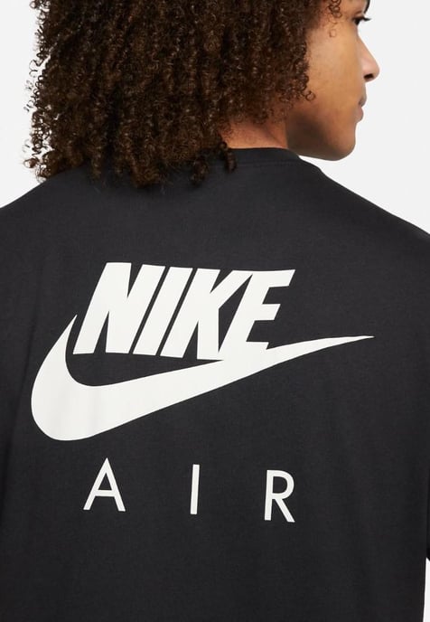 Nike Air Herren-T-Shirt in Schwarz - Image 4