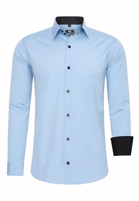 Rusty Neal Overhemd Slim Fit  Blau - Image 1