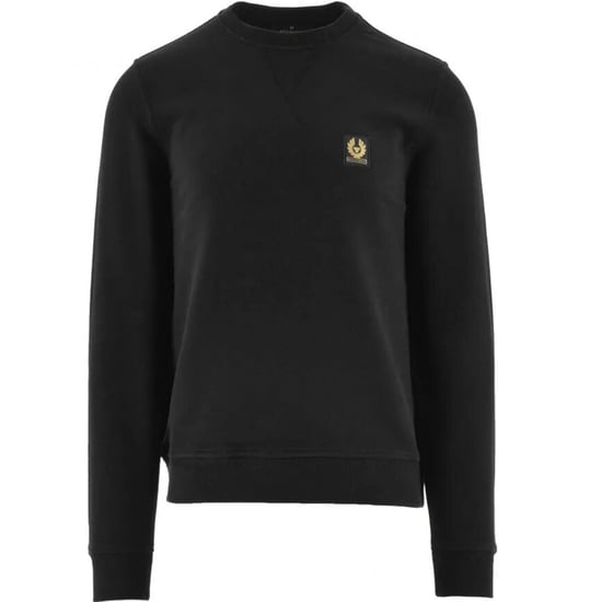 Belstaff Mens Cotton Fleece Sweater Black