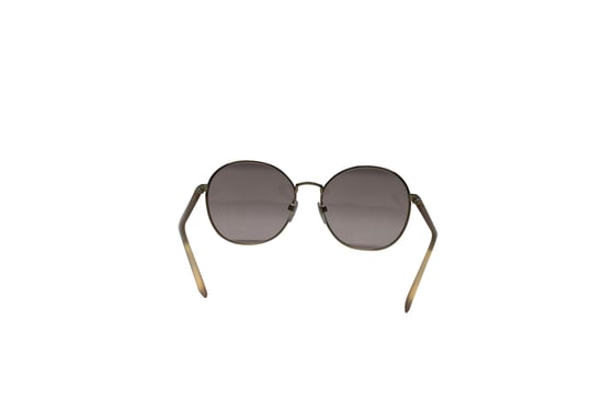 Burberry 3094 Gradient Rund-Sonnenbrille aus braunem Metall - Image 4