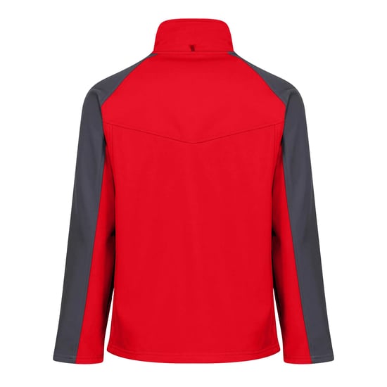Regatta Professional Mens Uproar Softshell Wind Resistant Fleece Jacket (Classic Red/Seal Grey)