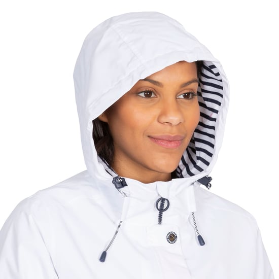 Trespass Womens/Ladies Flourish Wasserdichte Jacke (Weiß) - Image 3