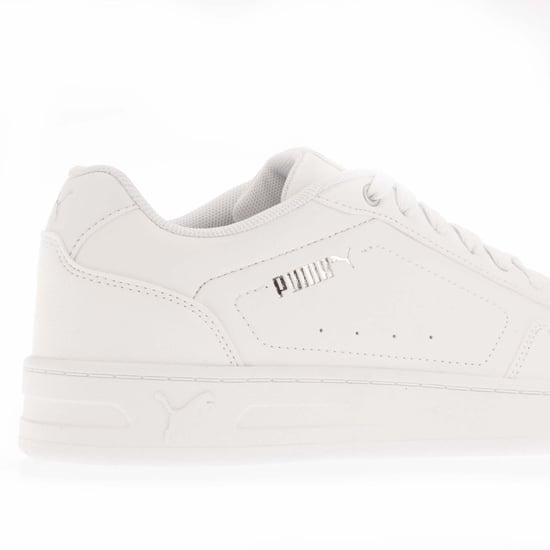 Women's Puma Court Classy Trainers in White - Image 5