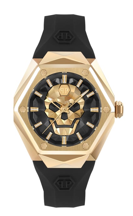 Philipp Plein $kull Spikes Damen Schwarz Uhr PWADA0224 - Image 1