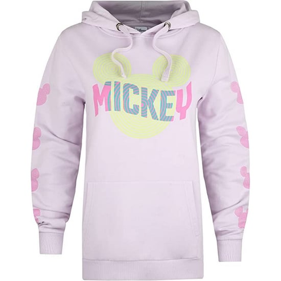 Disney Womens/Ladies Trip Mickey Mouse Hoodie (Lavender)