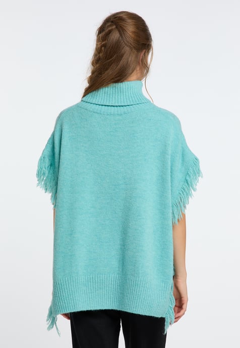 IZIA knit poncho gaya