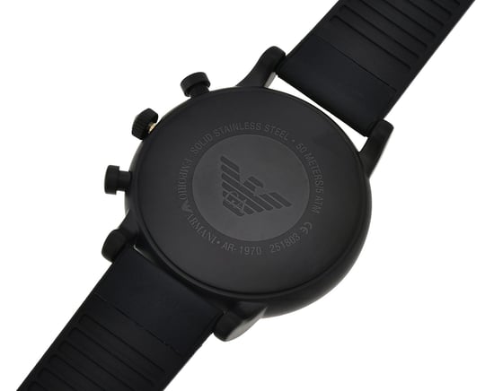 Emporio Armani Luigi Herrenuhr schwarz AR1970 - Image 5