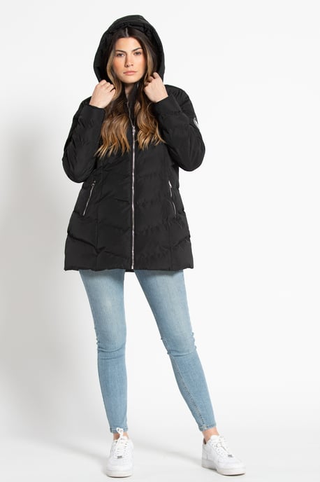 Longline Puffer Jacket