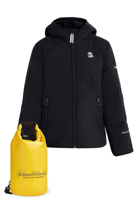 Schmuddelwedda Anorak + Tagesrucksack - SET Jungs Schwarz - Image 1