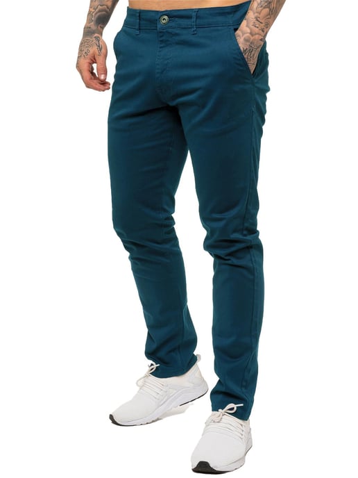 Enzo Herren Slim Fit Stretch Chinos - Image 4