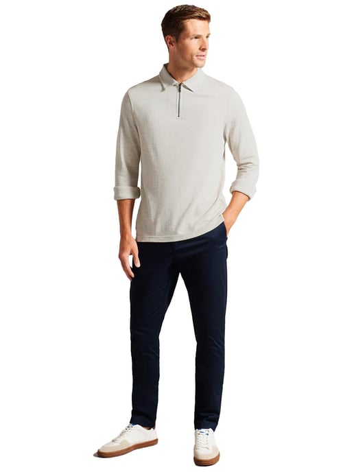 Ted Baker | Herren Langarm-Poloshirt - Karpol - Image 5