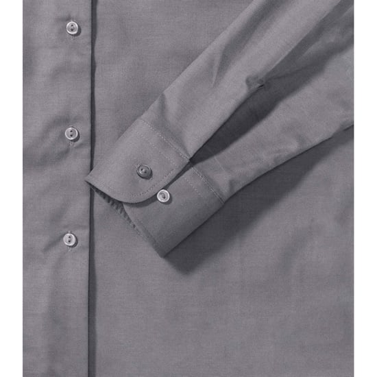 Russell Collection - Langärmelige Bluse - Damen (Silber) - Image 4